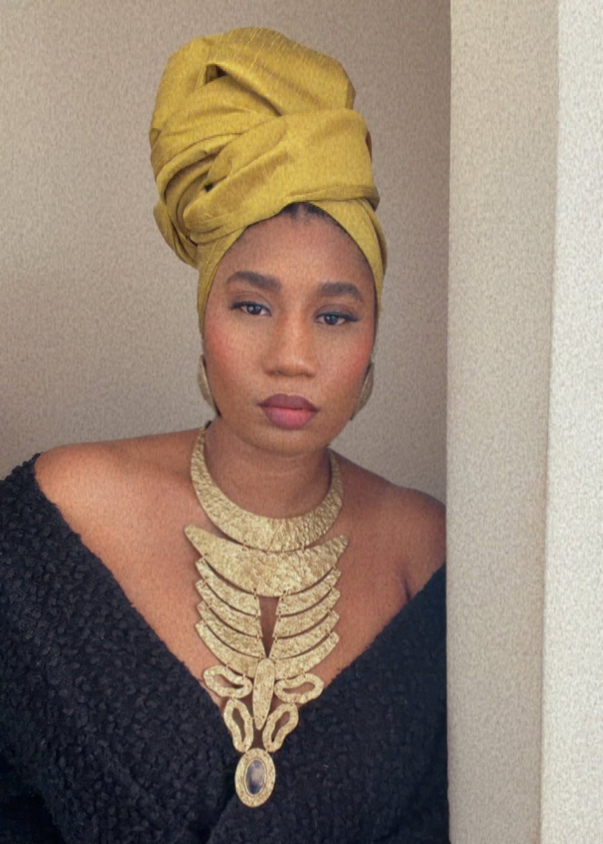 Ochre | EJCo. Triangle Wrap