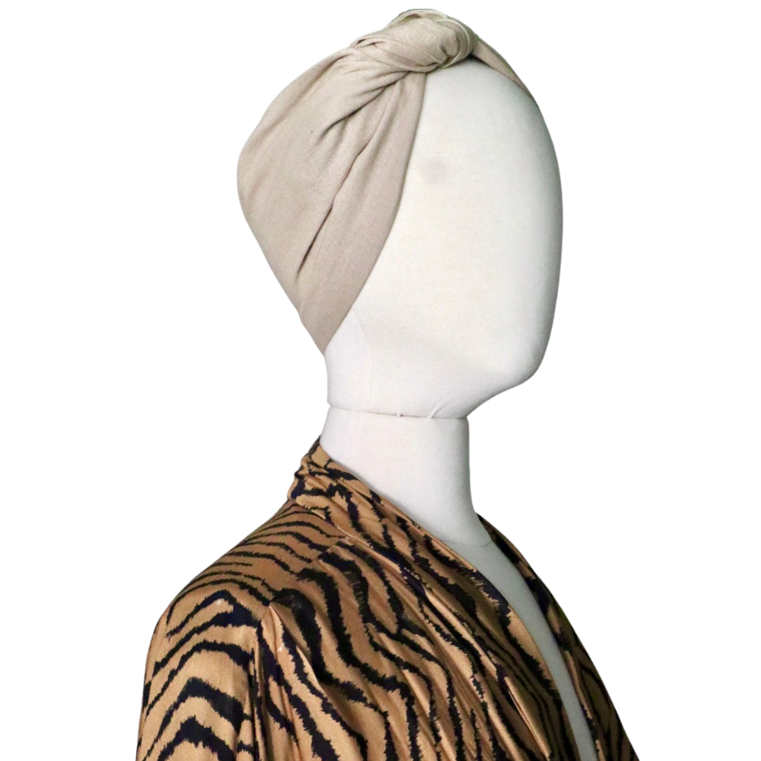 Oatmeal Linen Simple Wrap