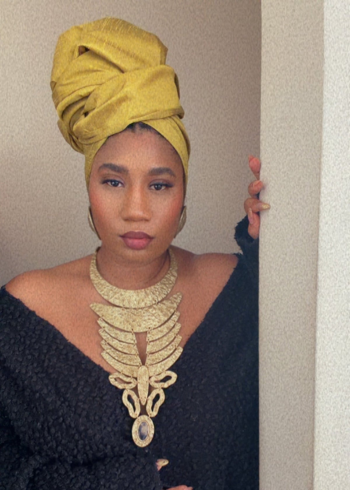 Ochre | EJCo. Triangle Wrap