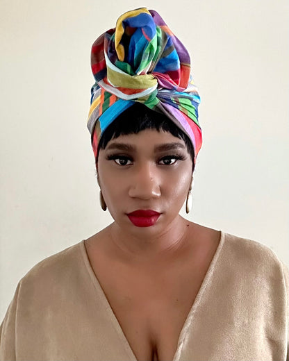 Patchwork Wired Turban